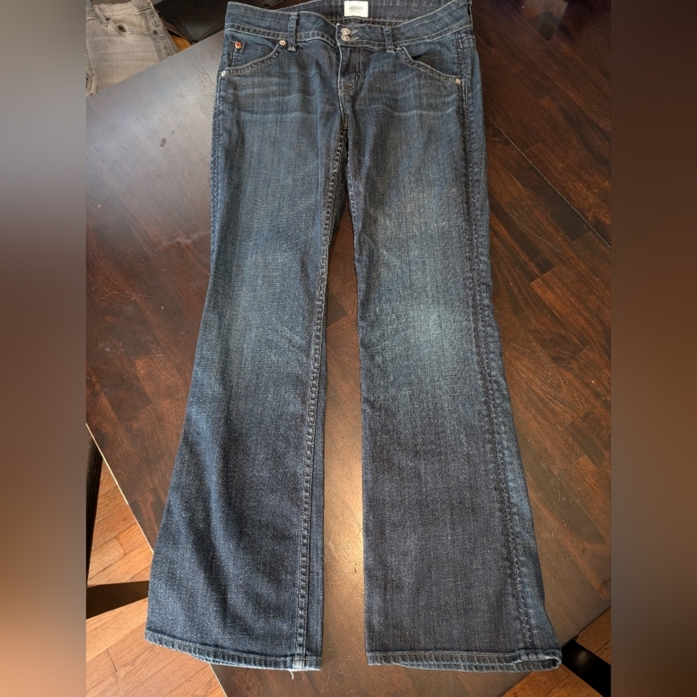 Hudson Signature Petite Boot Cut Jeans, Dark Wash, Women's 30.
